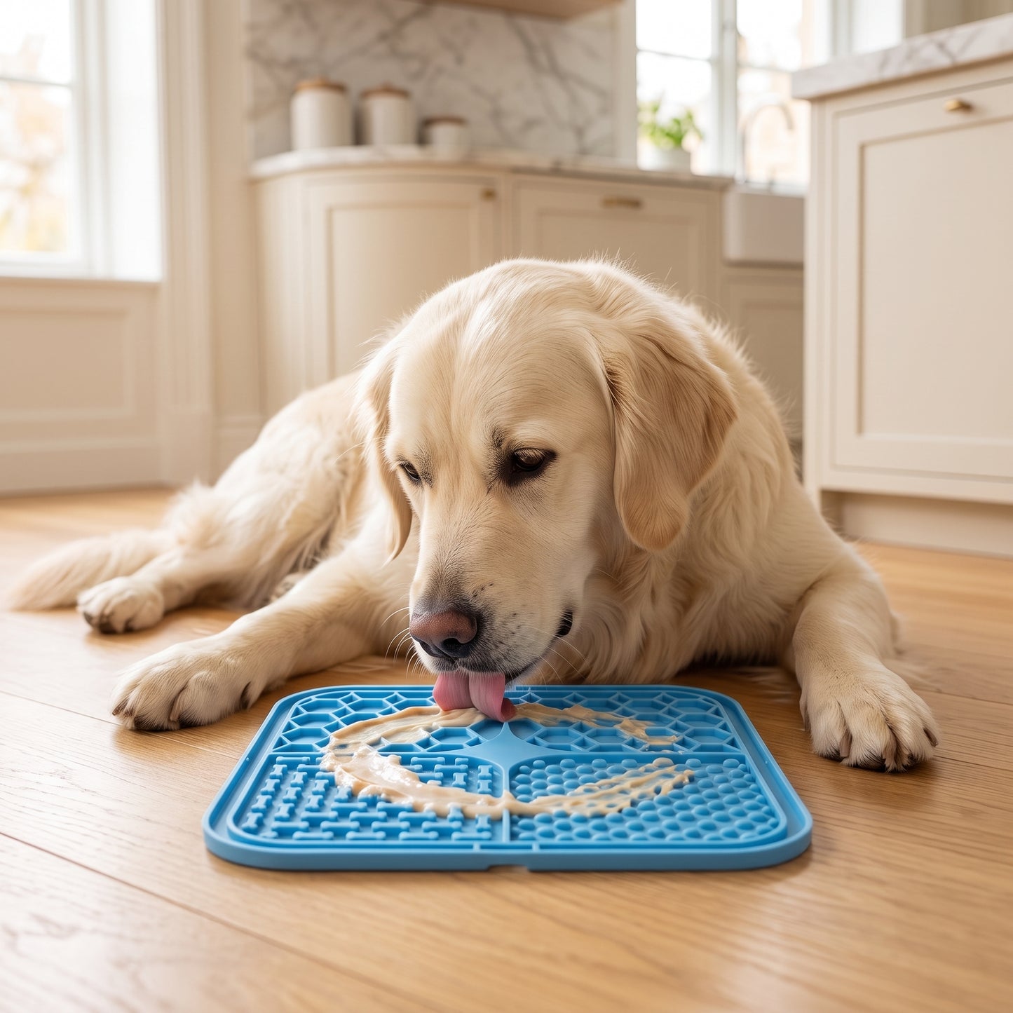 GEAROAM Silicone Lick Mat – Slow Feeding & Calm for Cats & Dogs